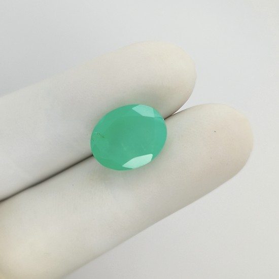 Chrysoprase 8.03 Ct Certified Chrysoprase 8.03 Ct Certified